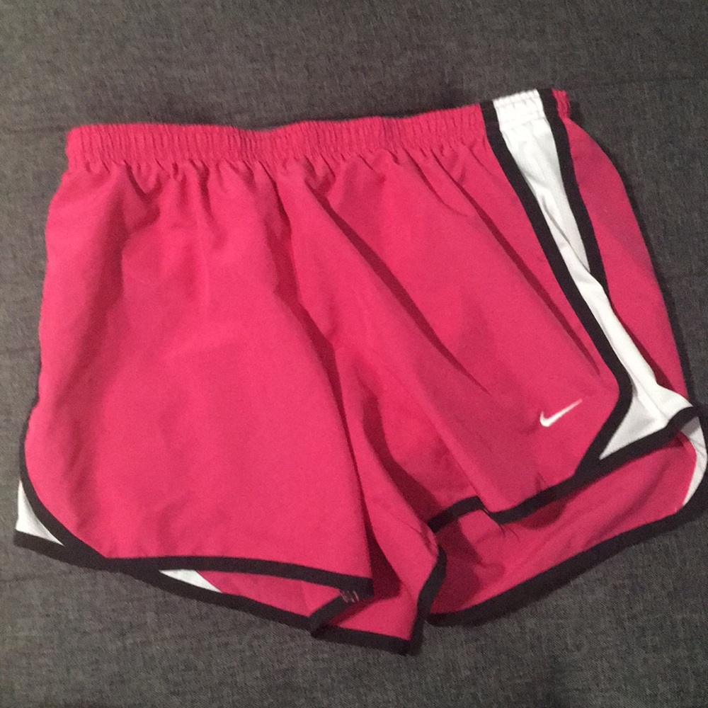 Pink nike shorts